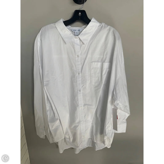 Top Long Sleeve By Old Navy In White, Size: Xxl
