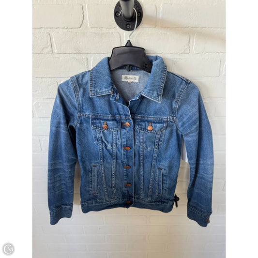 Jacket Denim By Madewell In Blue Denim, Size: Xs