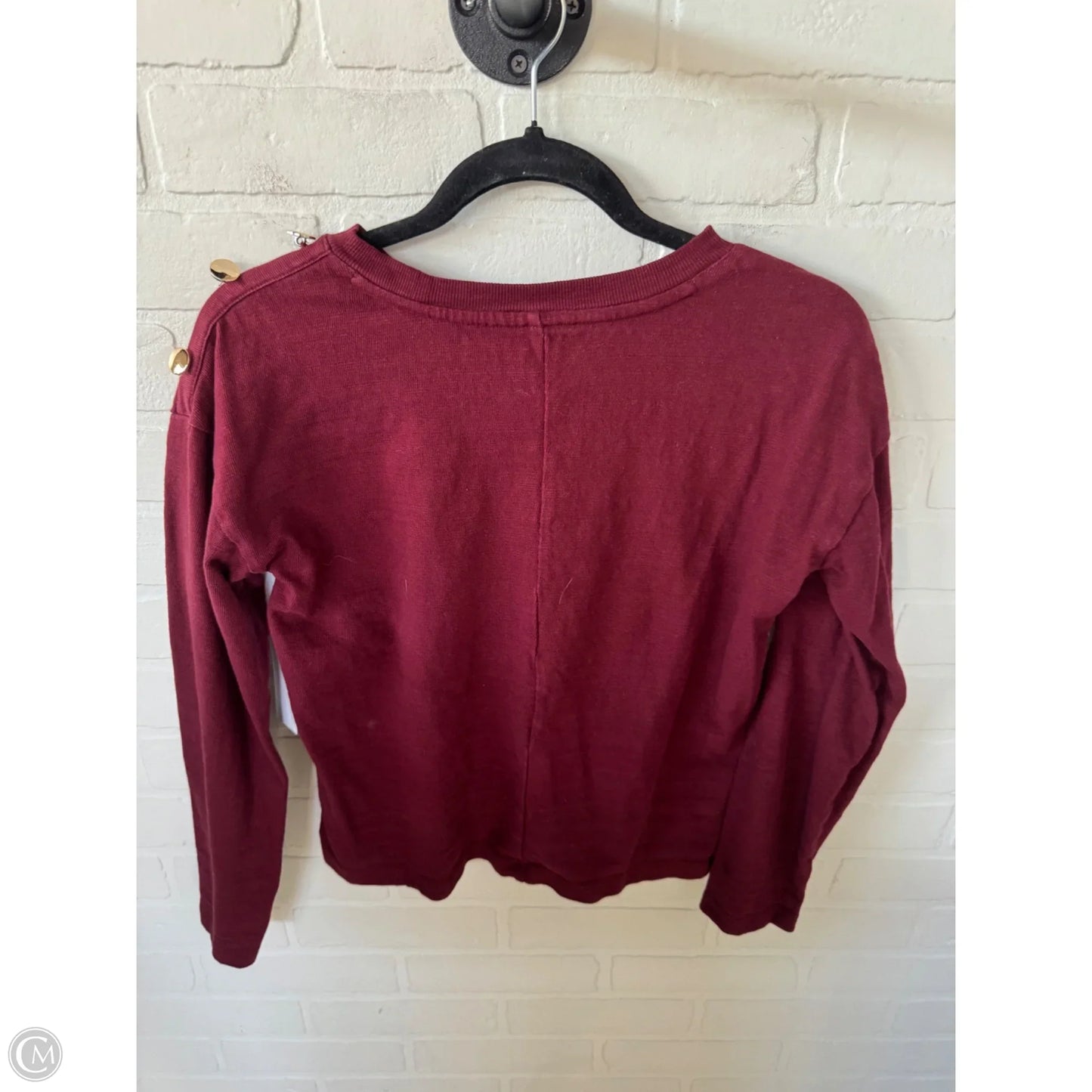 Top Long Sleeve By Loft In Red, Size: Xs
