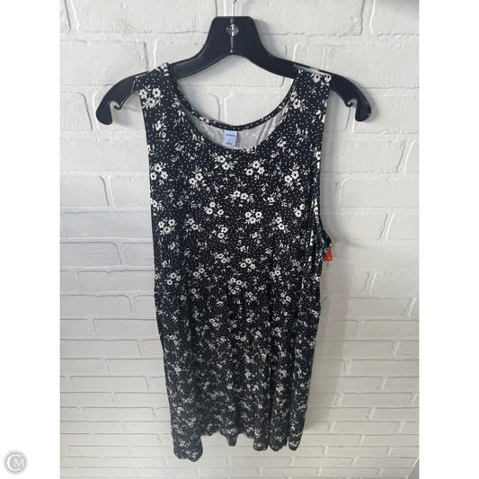 Dress Casual Short By Old Navy In Black & Cream, Size: L