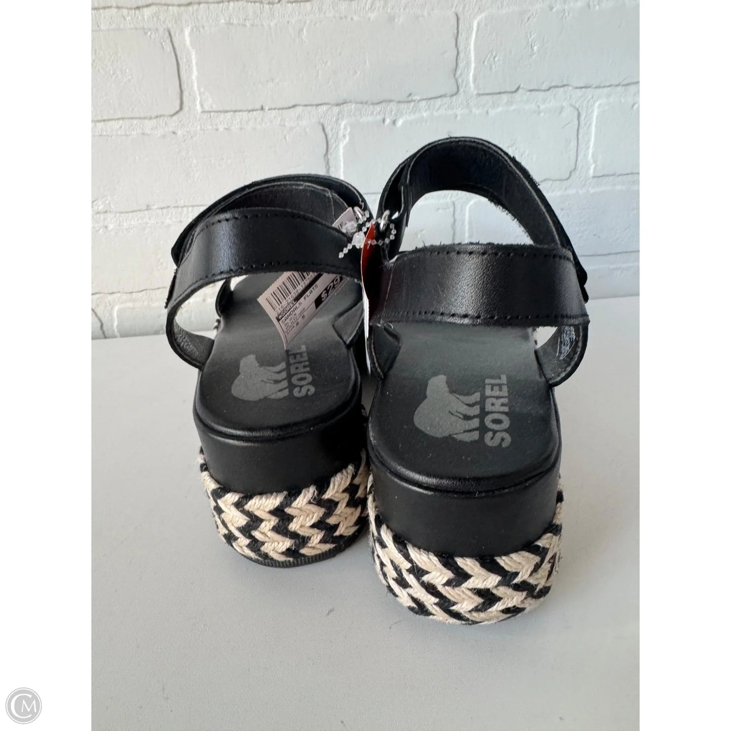 Sandals Flats By Sorel In Black, Size: 8.5