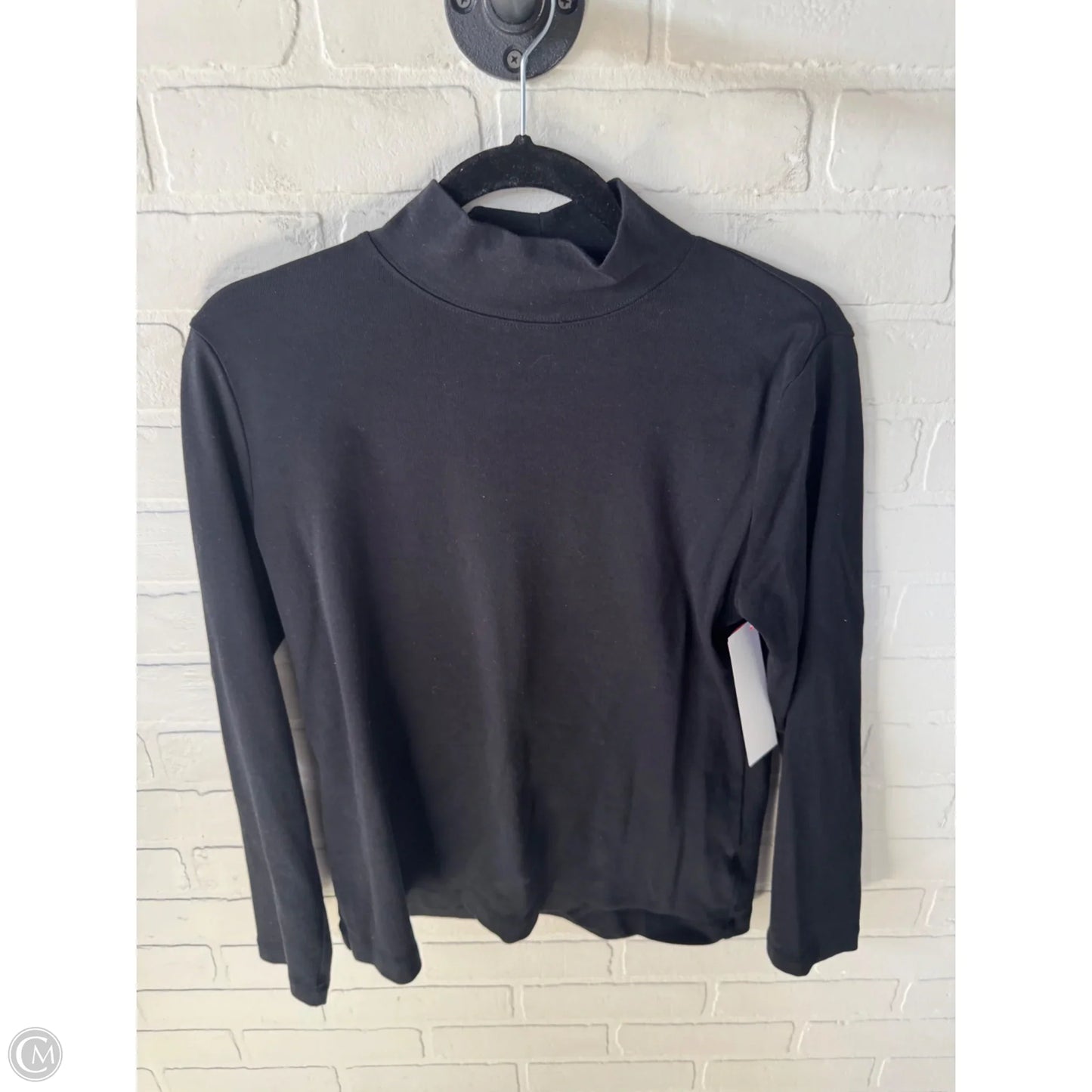 Top Long Sleeve By Style And Company In Black, Size: M
