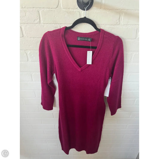 Dress Sweater By New York And Co In Pink, Size: M