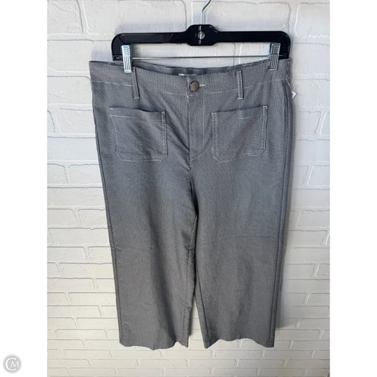 Pants Wide Leg By Jules & Leopold In Black & White, Size: 12