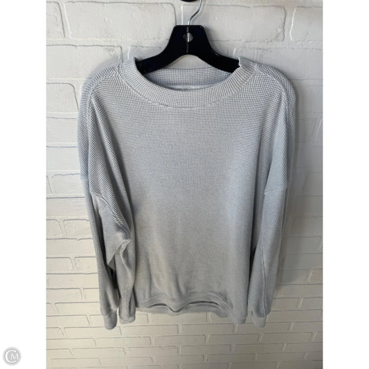 Sweatshirt Crewneck By Aerie In Grey, Size: M