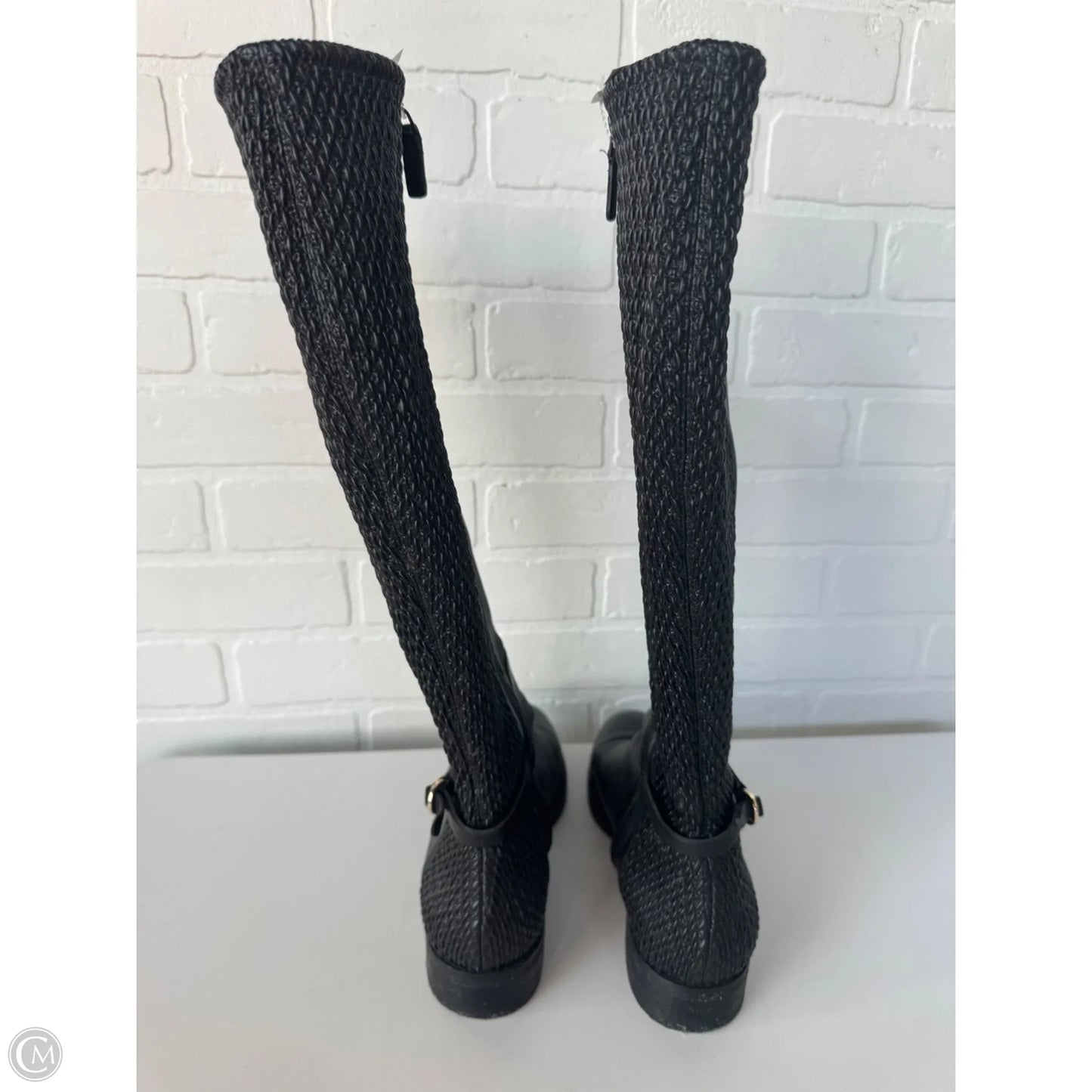 Boots Knee Flats By Cole-haan In Black, Size: 8.5