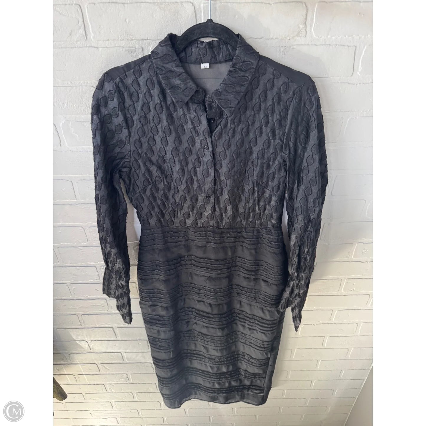 Dress Party Midi By Shein In Black, Size: M