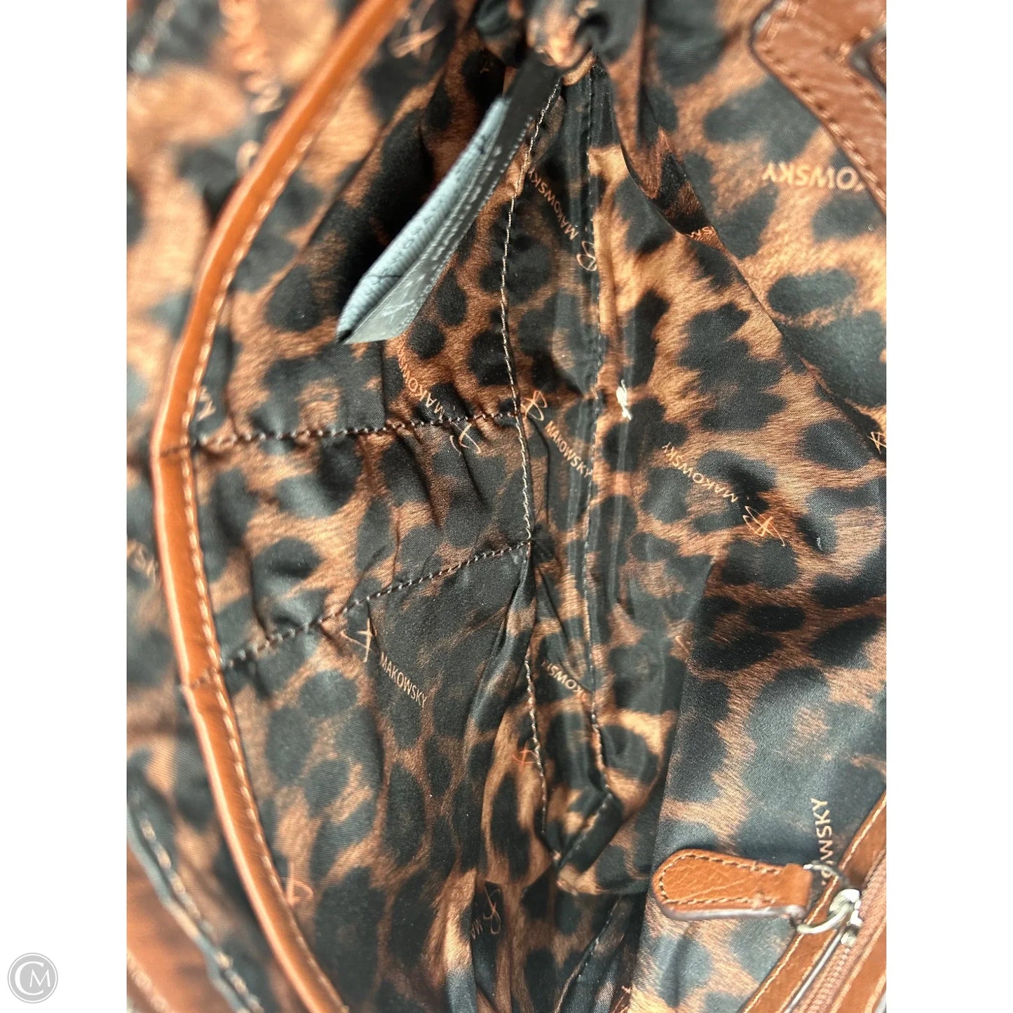 Crossbody Leather By B. Makowsky, Size: Small