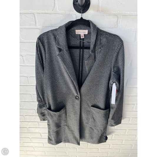 Blazer By Philosophy In Black & Grey, Size: S