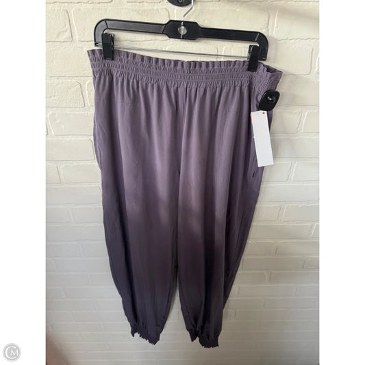 Athletic Pants By Athleta In Purple, Size: 14