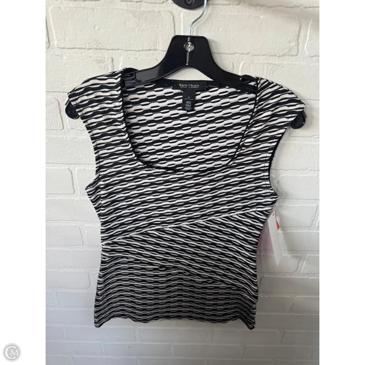 Top Sleeveless By White House Black Market In Black & White, Size: S