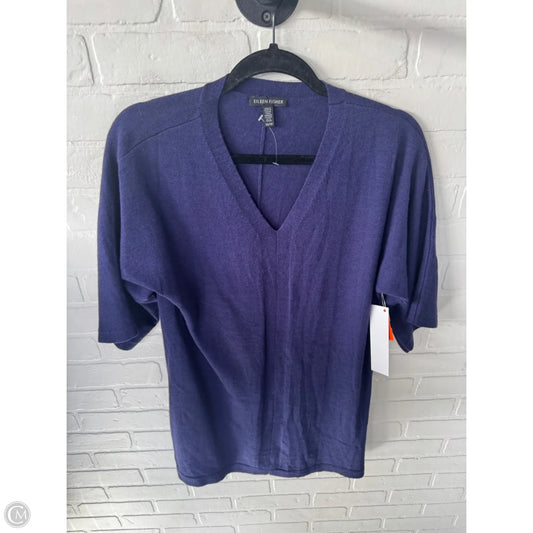 Sweater By Eileen Fisher In Purple, Size: Xs