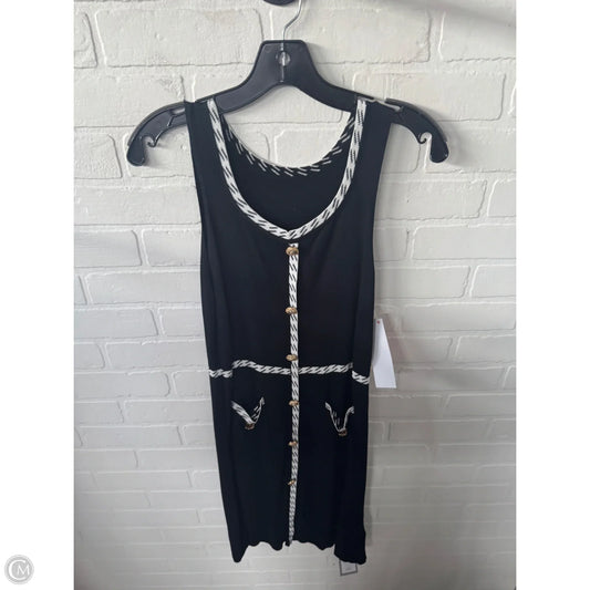 Dress Casual Midi By Shein In Black & White, Size: S