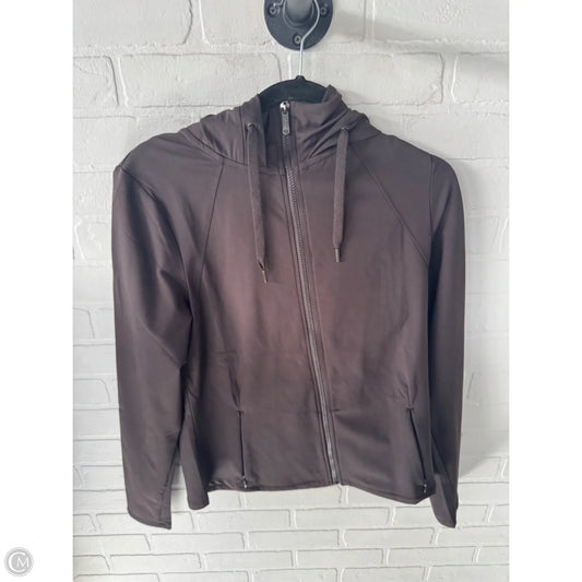 Athletic Sweatshirt Hoodie By Jockey In Brown, Size: M