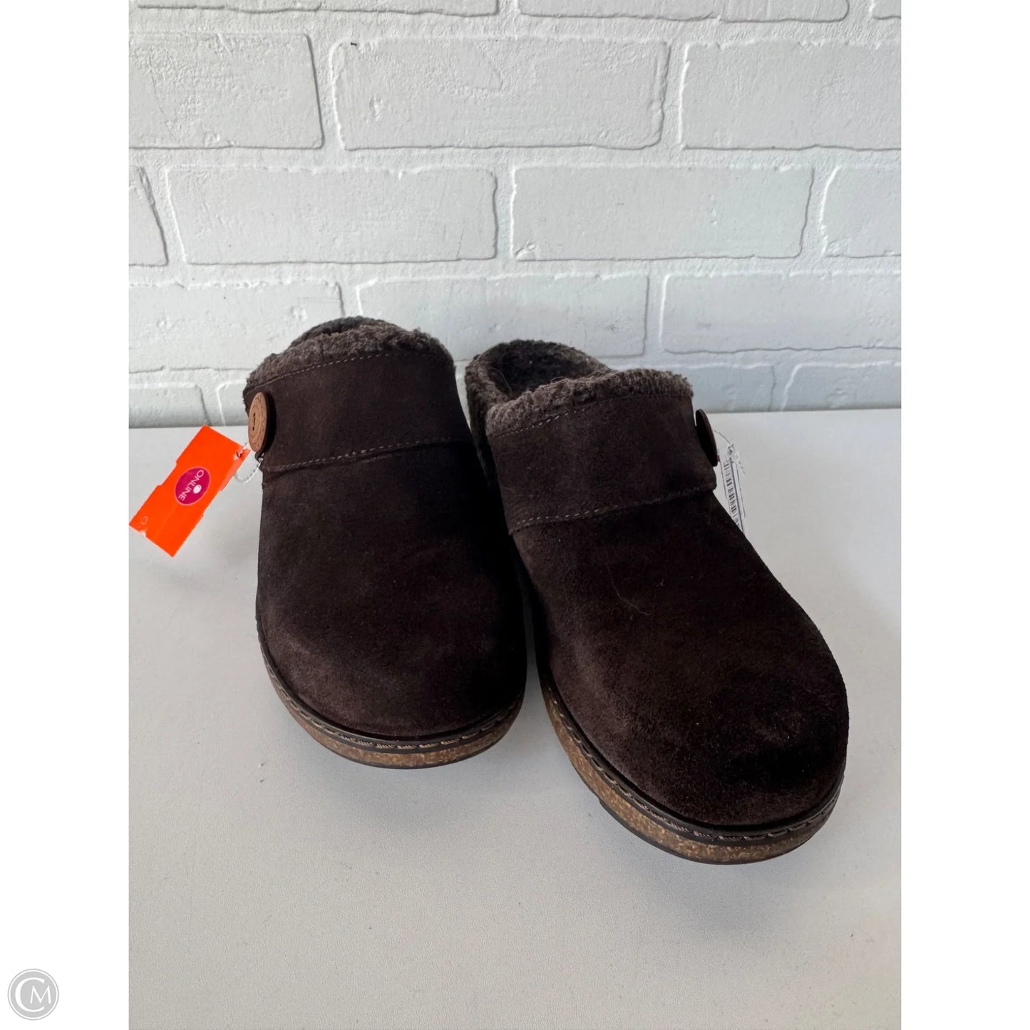 Shoes Heels Block By Earth In Brown, Size: 8