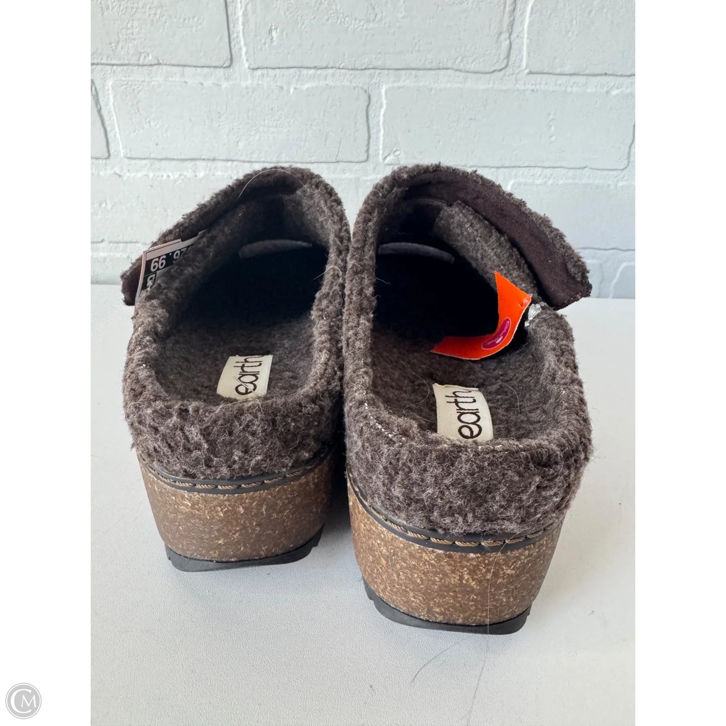 Shoes Heels Block By Earth In Brown, Size: 8