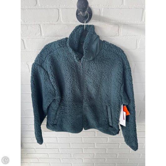 Jacket Fleece By Athleta In Teal, Size: S
