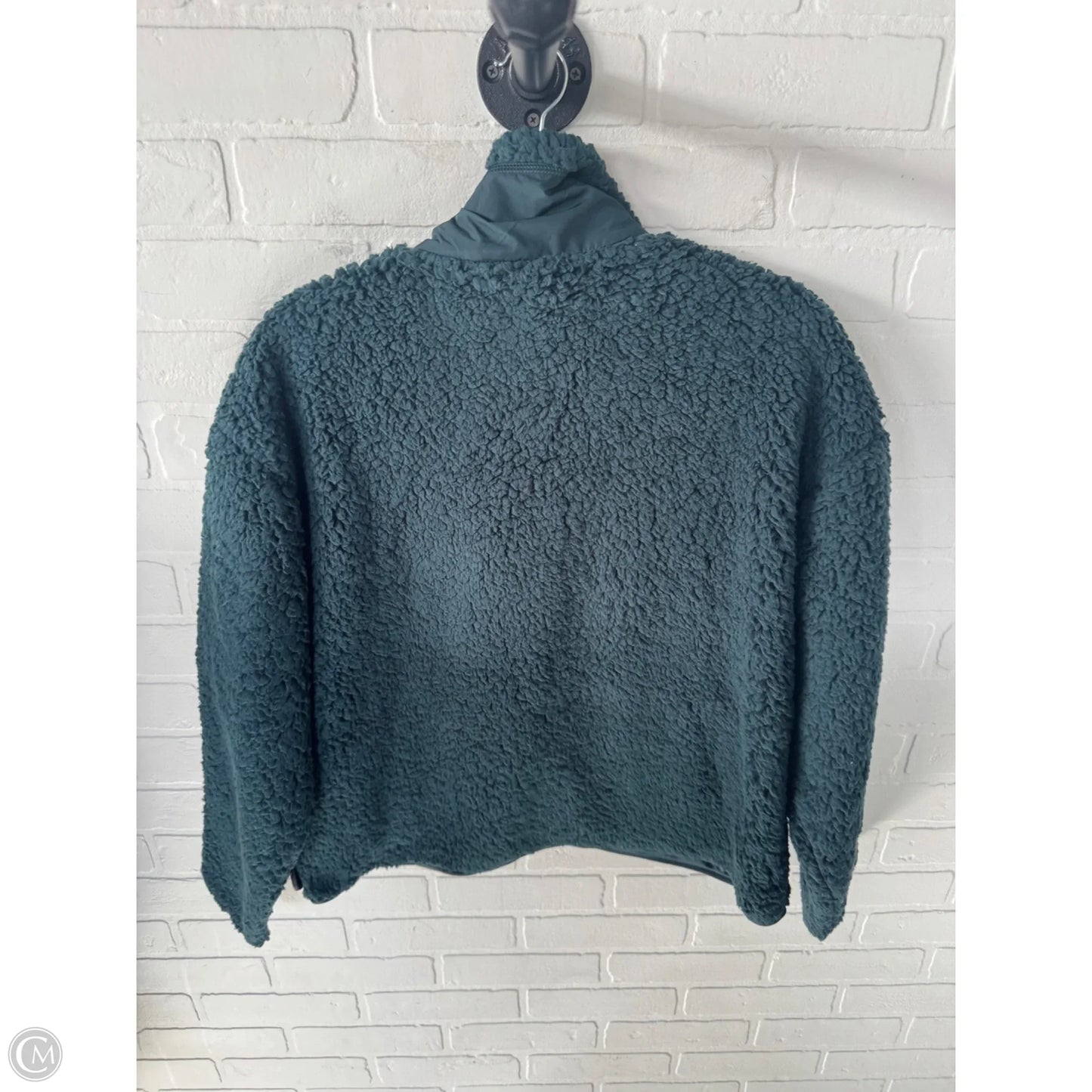 Jacket Fleece By Athleta In Teal, Size: S