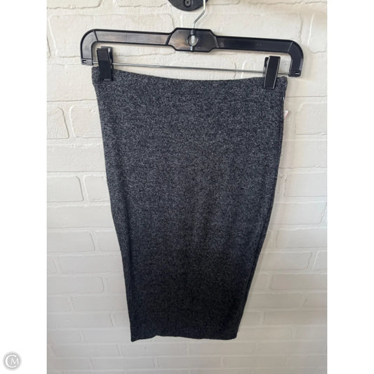 Skirt Midi By Express In Grey, Size: 0