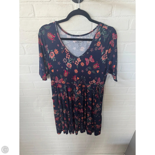 Dress Casual Short By Torrid In Blue & Orange, Size: Xl