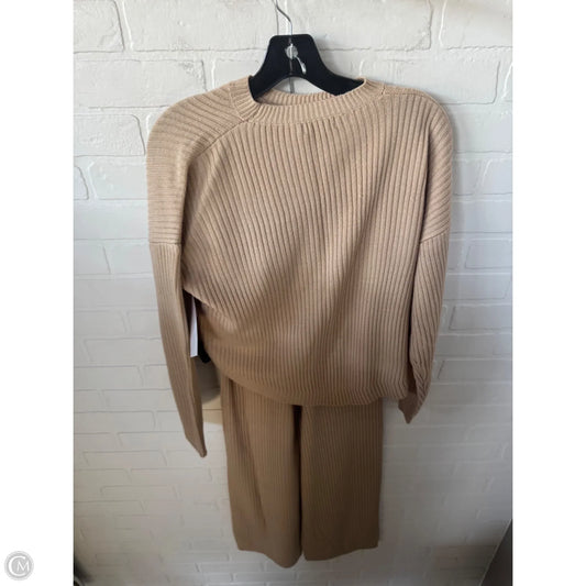 Lounge Set Pants By Nasty Gal In Tan, Size: S