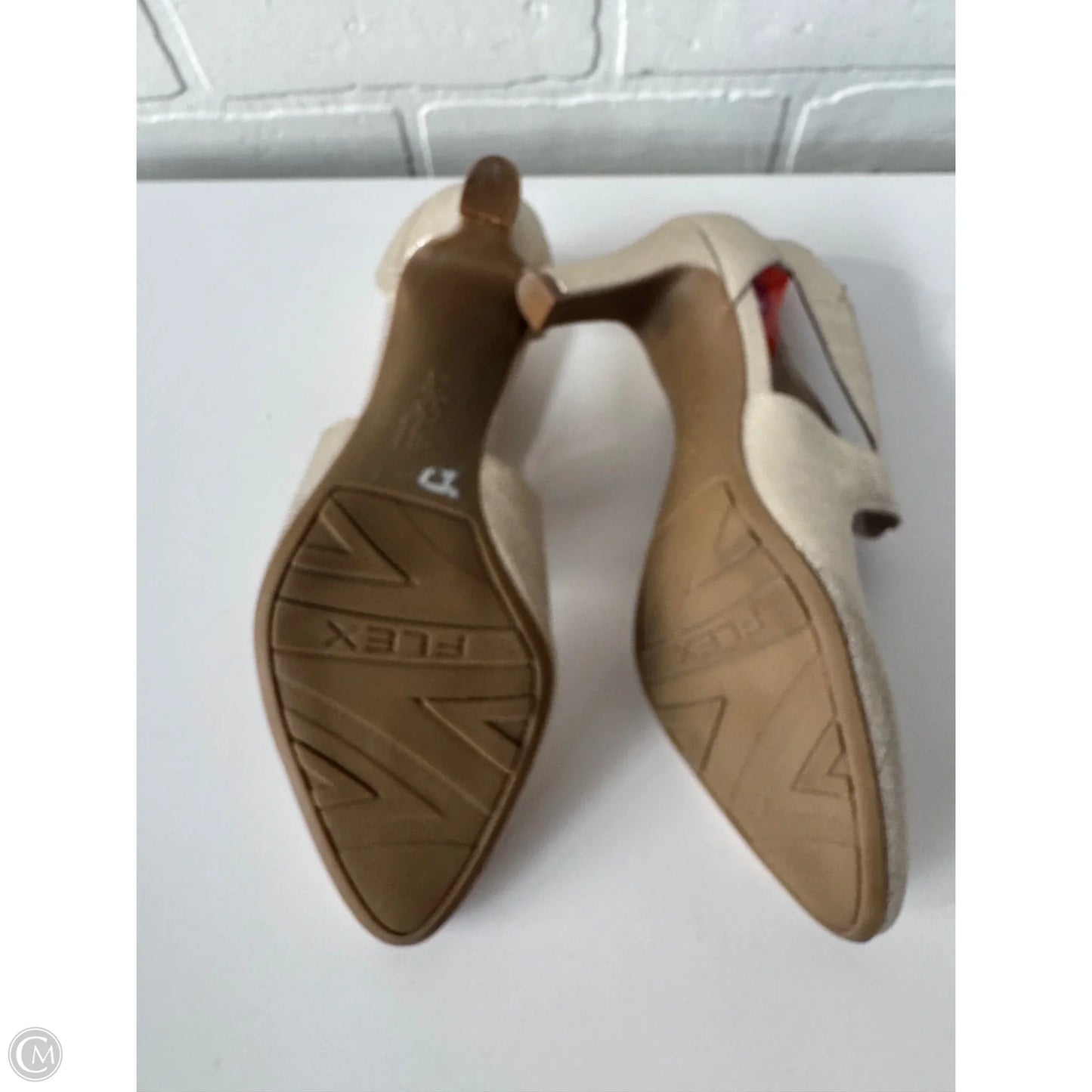 Shoes Heels Stiletto By Life Stride In Gold, Size: 7.5