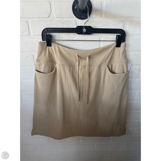 Skort By Clothes Mentor In Tan, Size: 12