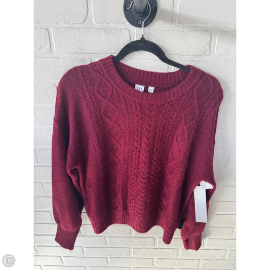 Sweater By Gap In Red, Size: S