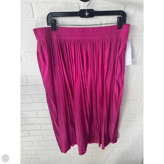Skirt Maxi By Chicos In Pink, Size: 16