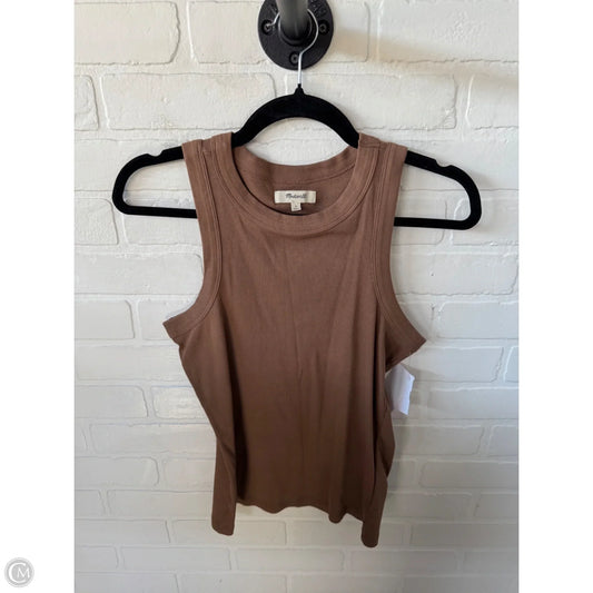 Tank Top By Madewell In Brown, Size: M