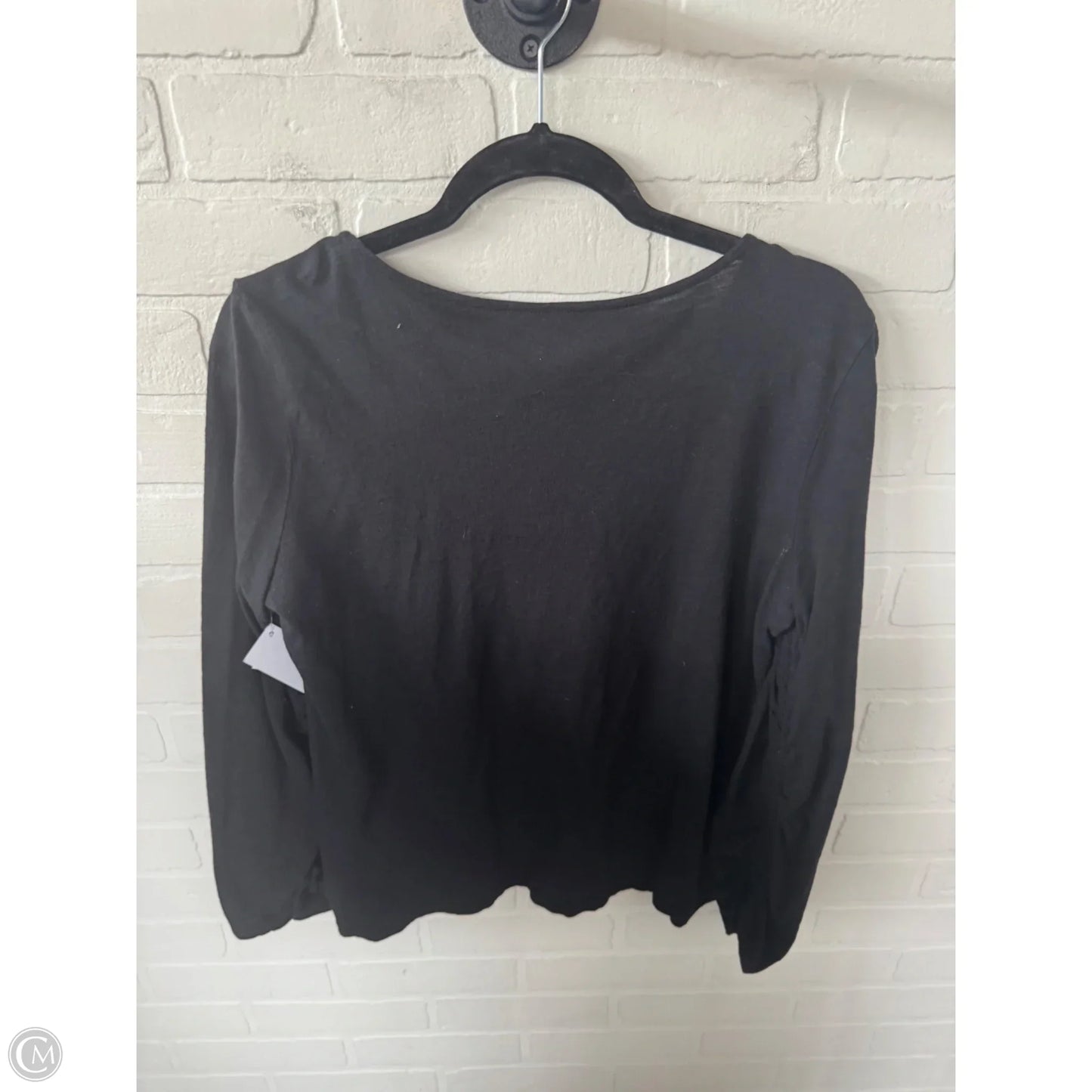 Top Long Sleeve By Style And Company In Black, Size: M
