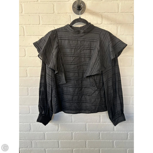 Top Long Sleeve By Allison Joy In Black, Size: Xs