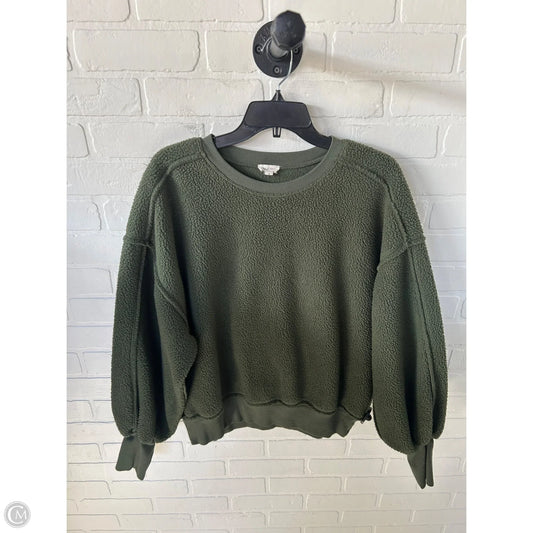 Sweatshirt Crewneck By Pilcro In Green, Size: M