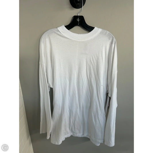 Top Long Sleeve By We The Free In White, Size: L