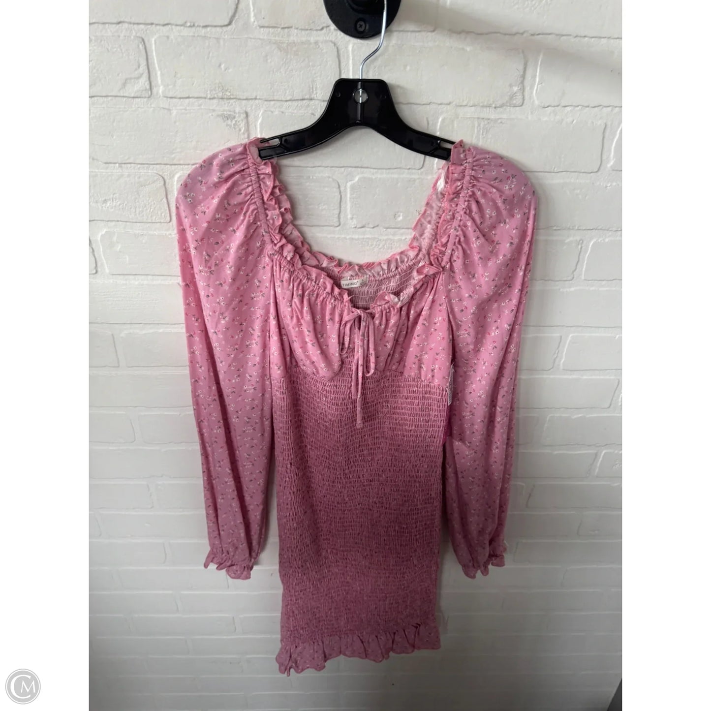 Dress Party Short By Timing In Pink, Size: S