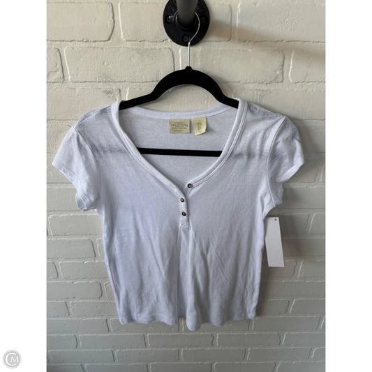 Top Short Sleeve Basic By Telluride In White, Size: S