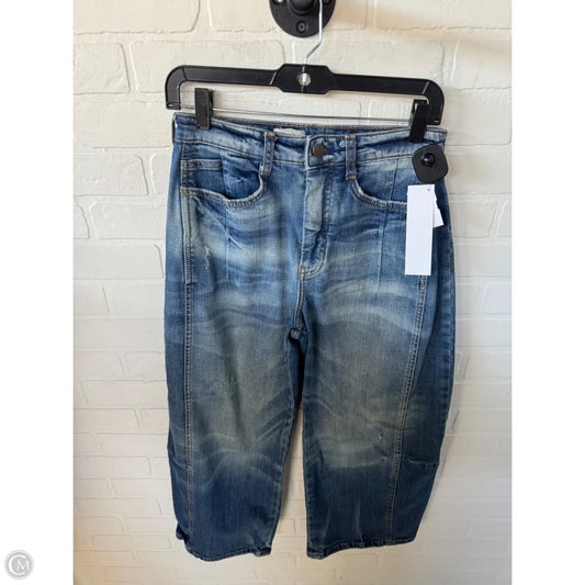 Jeans Wide Leg By Pilcro In Blue Denim, Size: 2