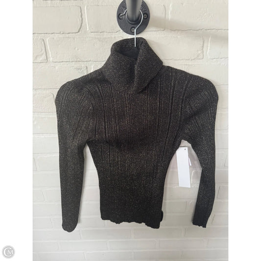 Sweater By White House Black Market In Black & Gold, Size: Xs