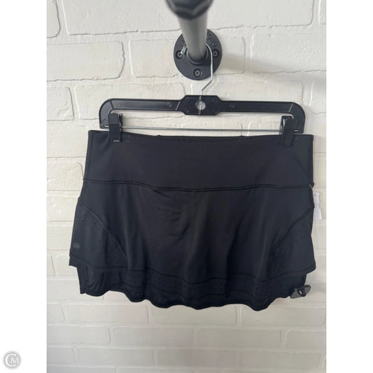 Athletic Skort By Athleta In Black, Size: 8
