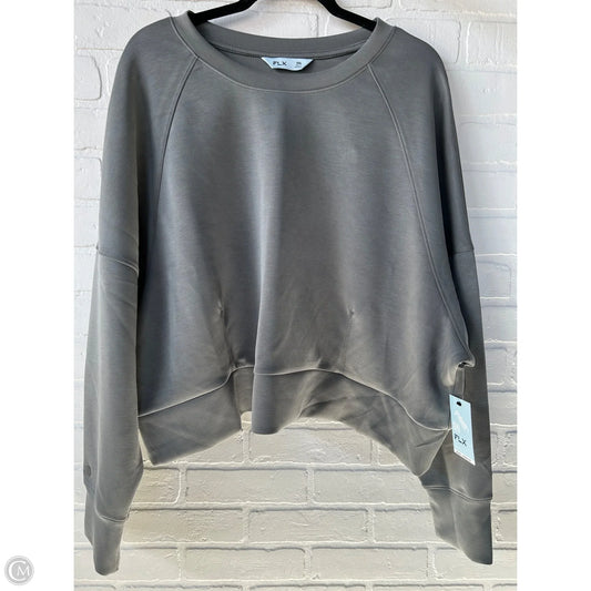 Athletic Sweatshirt Crewneck By Flx In Green, Size: Xxl