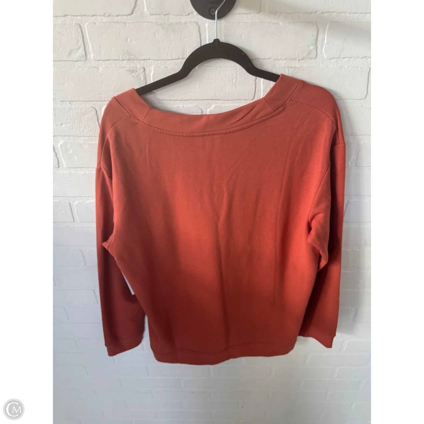 Sweatshirt Crewneck By Orvis In Orange, Size: L