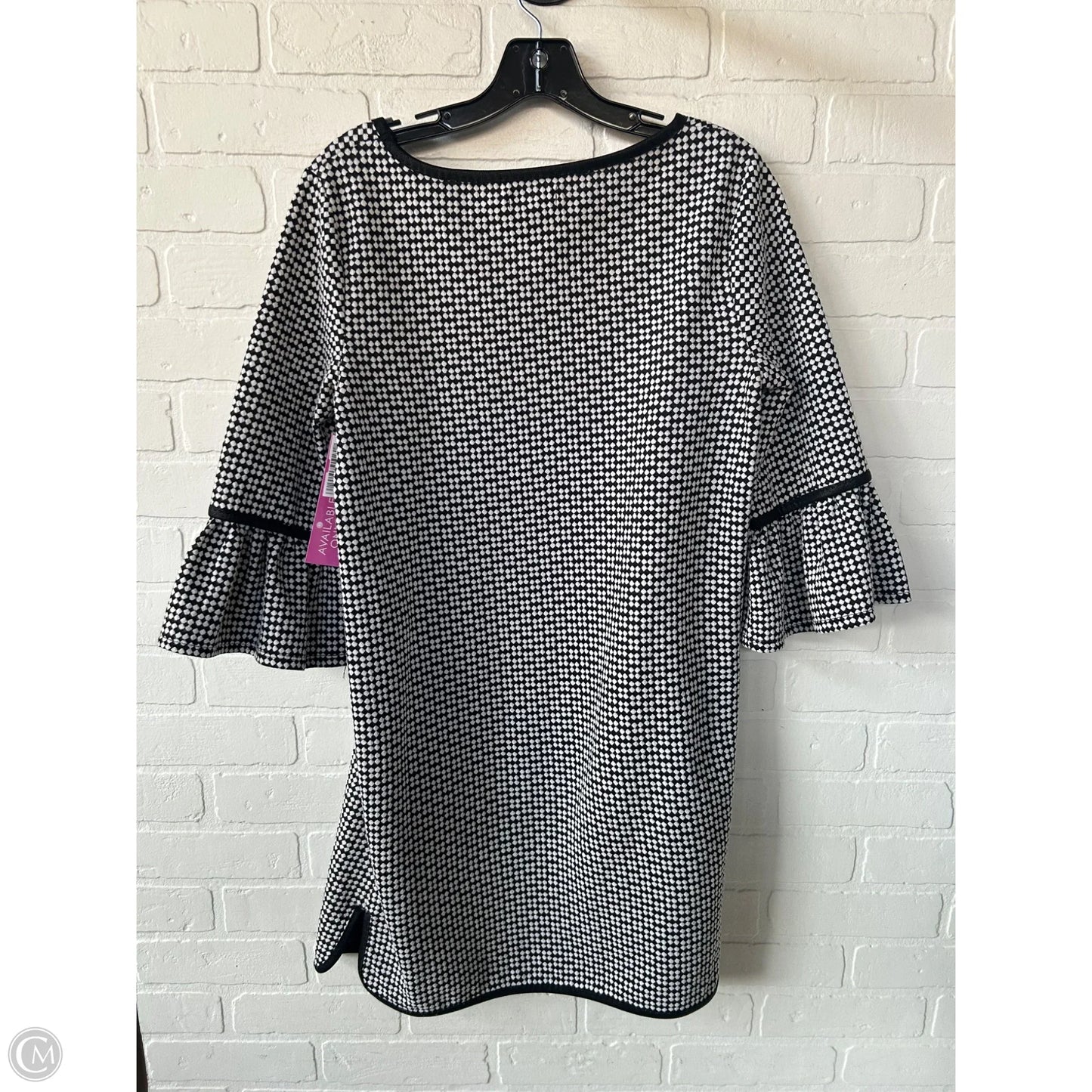 Dress Casual Short By Max Studio In Black & White, Size: M