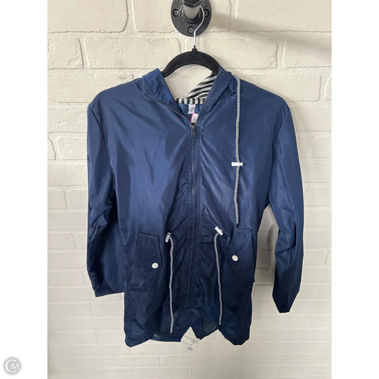 Jacket Windbreaker By Cme In Blue, Size: M