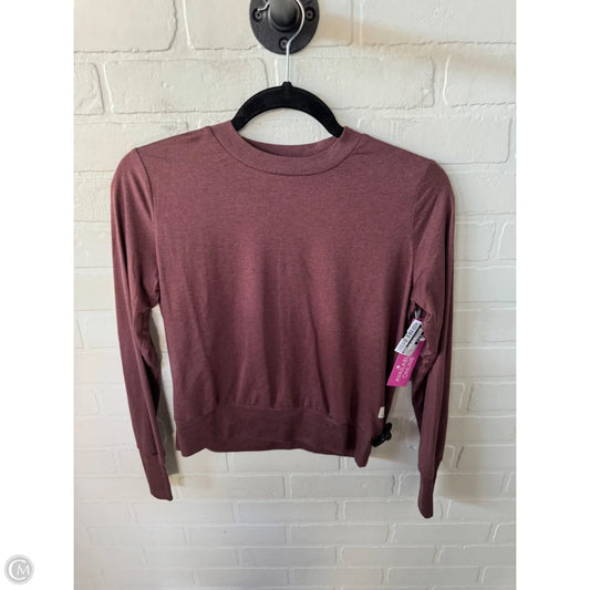 Athletic Top Long Sleeve Crewneck By Vuori In Brown, Size: Xs