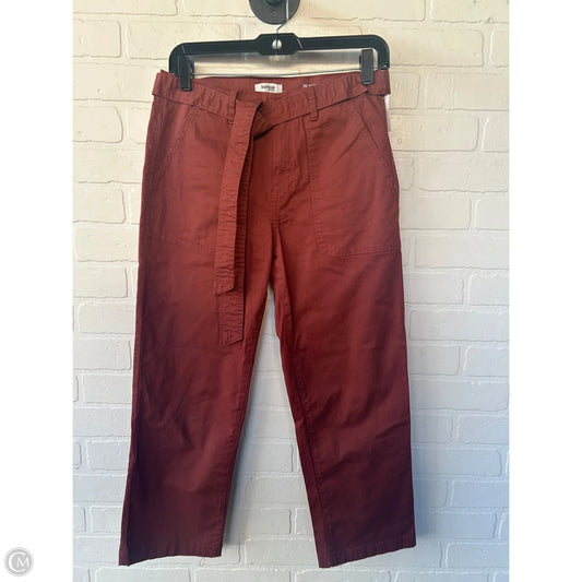 Pants Cropped By Kensie In Brown, Size: 6