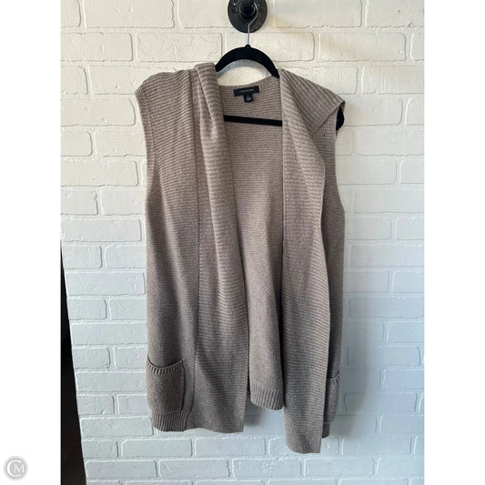 Sweater Cardigan By Atmosphere In Brown, Size: L