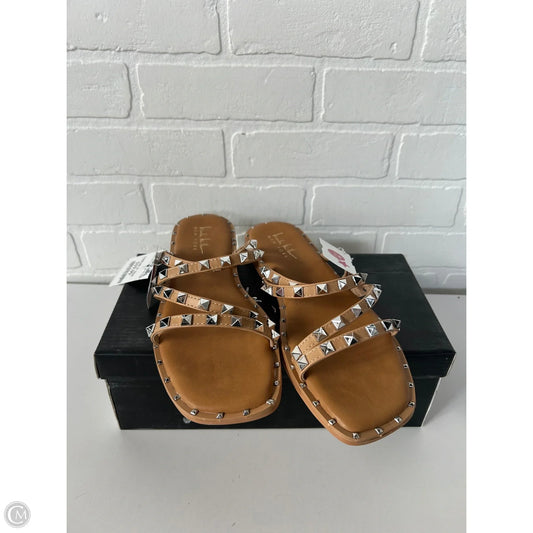 Sandals Flats By Nicole Miller In Tan, Size: 9.5