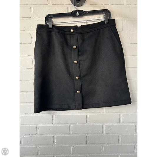 Skirt Mini & Short By Loft In Black, Size: 10