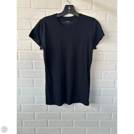 Top Short Sleeve Basic By Vince In Black, Size: S