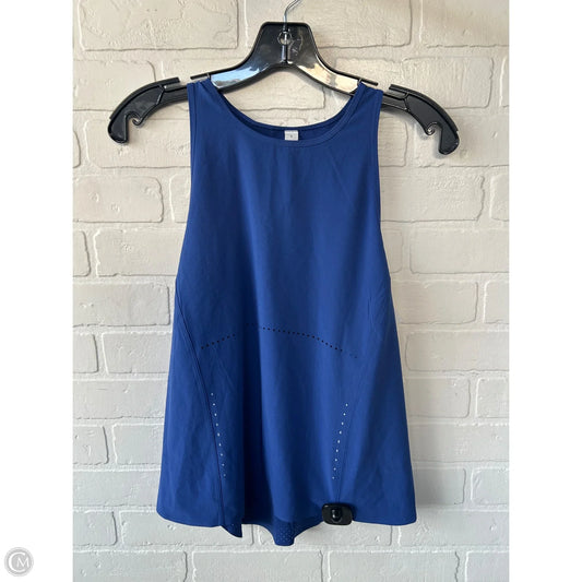 Athletic Tank Top By Lululemon In Blue, Size: S